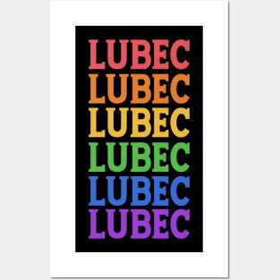 LUBEC COLORFUL CITY Posters and Art